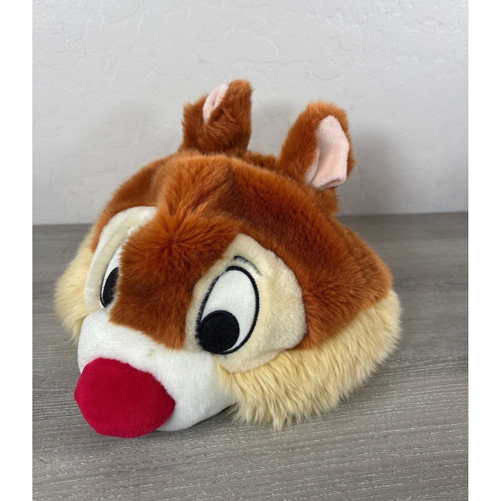 Authentic DISNEY Parks CHIP N DALE Adjustable Plush Chipmunk Hat Vintage